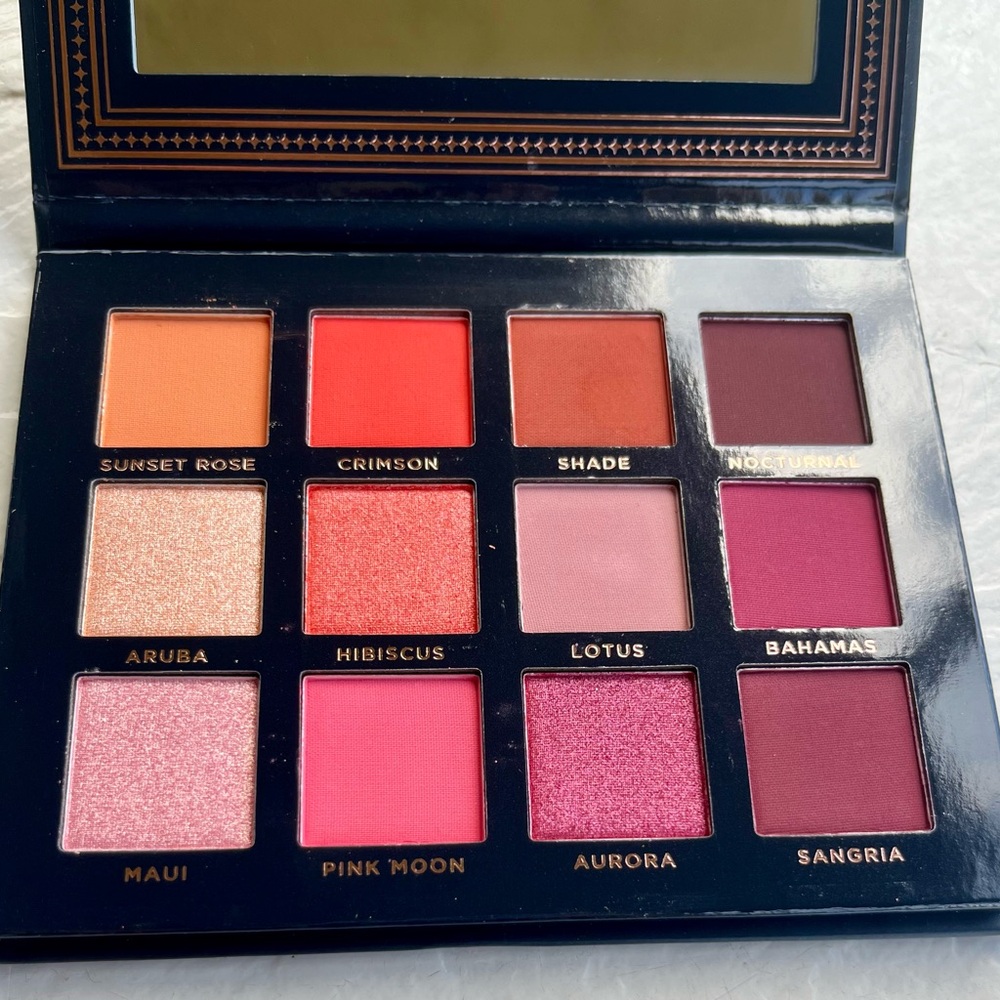 Ace Beaute Scarlet Dusk 12 Pan Eyeshadow Palette 15.6g | 55Oz Full Size